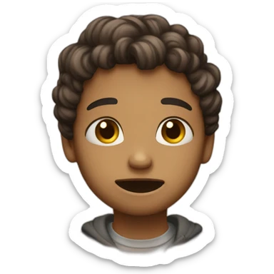 Sadness Behind a Smile sticker