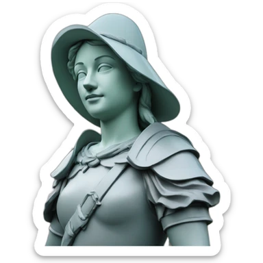 orléans statue jeanne d’arc sticker