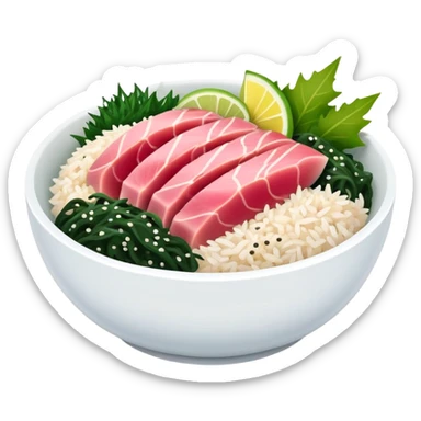 poke bowl sticker