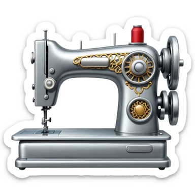 Fashion sewing machine sticker