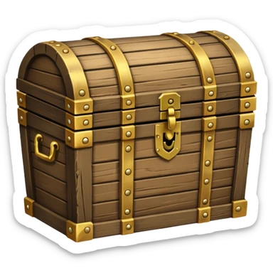 treasure chest sticker