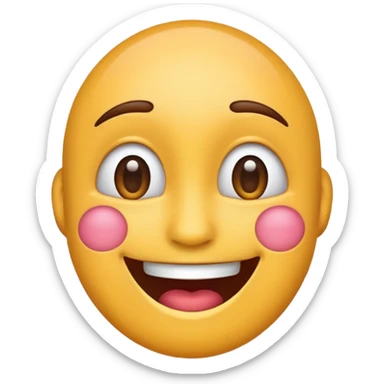 emoji representing the emotion of 'nostaljoy', a creative blend of sticker