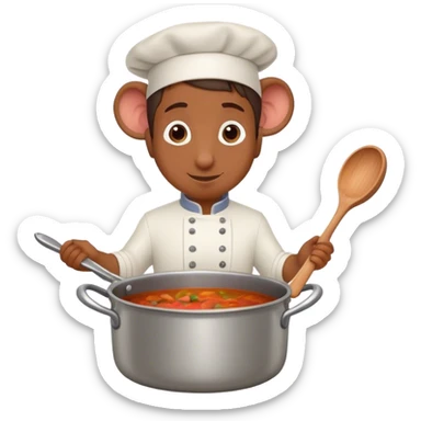 ratatouille stirring pot sticker