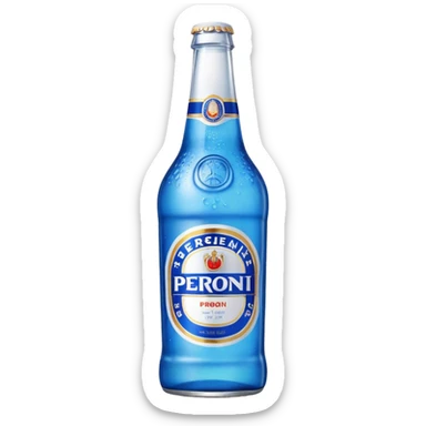 PERONI BOTTLE unbranded sticker