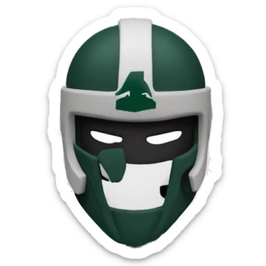 Michigan state spartan  sticker
