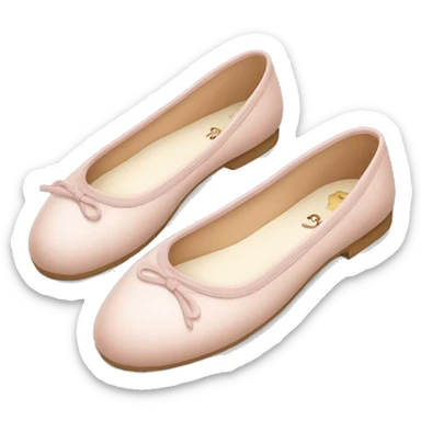 aesthetic ballet flats sticker