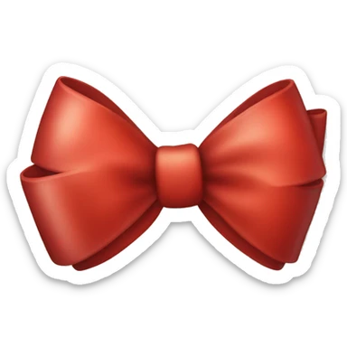 red bow christmas  sticker