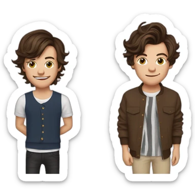 louis tomlinson with harry styles sticker