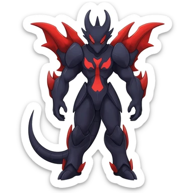 Darkrai-Deoxys-Venom-Genesect-fusion-monster-creature sticker