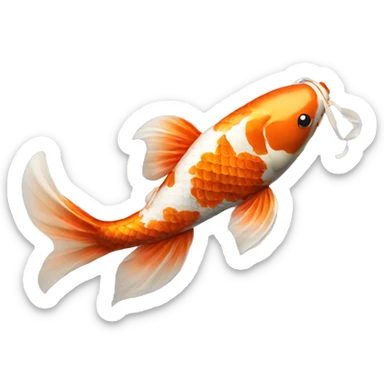 koi fish sticker