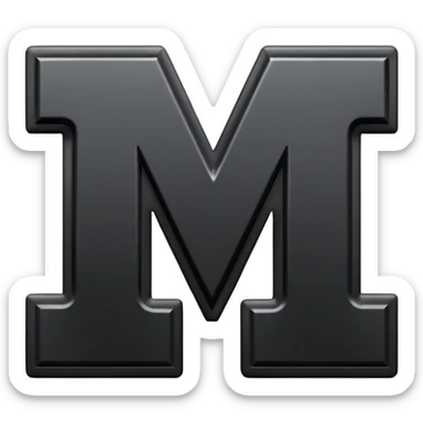 ATX  Block letters sticker