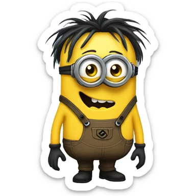 infected minion sticker