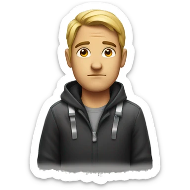 Porter looking not smart sticker