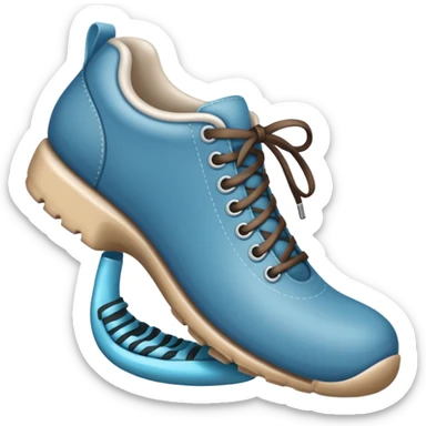 a foot with shoes sticker