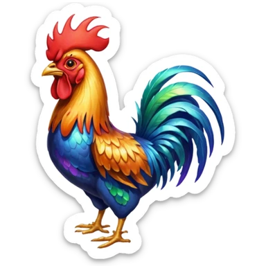 Cock sticker