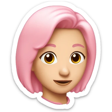 Corazón rosado pastel  sticker