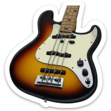 bass fender sticker