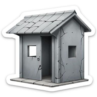 shoddy reinforced shelter sticker