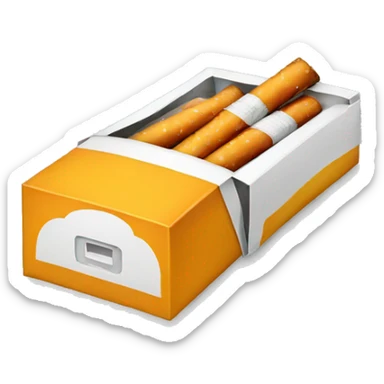 cigarette pack sticker