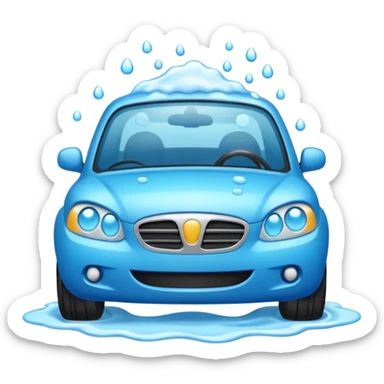 generate emoji for car wash icon sticker