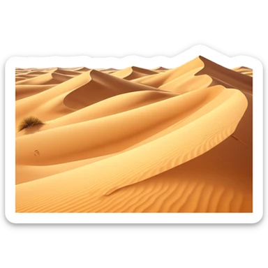 desert landscape background icon, golden sand dunes, soft sunlight, subtle wind trails, fantasy desert atmosphere, 3D cartoon style, mobile game background, clean composition, no characters, no buildings, no text, no watermark sticker