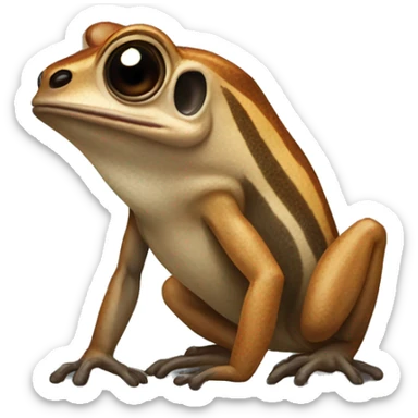 whistling coqui sticker