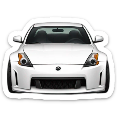350z white sticker