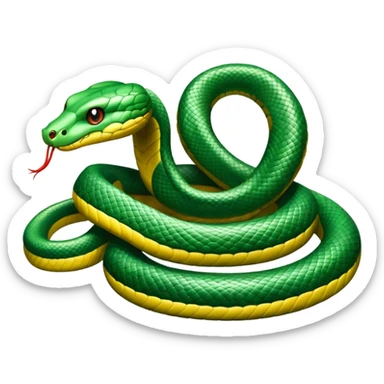 Snake sticker