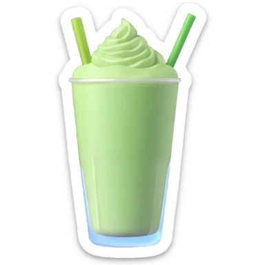 ice matcha latte sticker