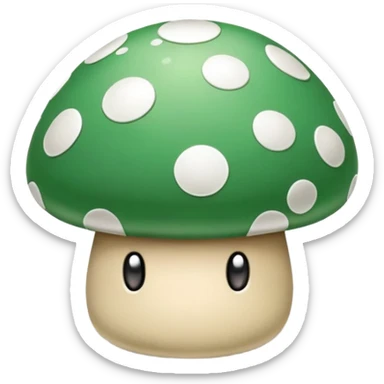 1-up mushroom emoji sticker