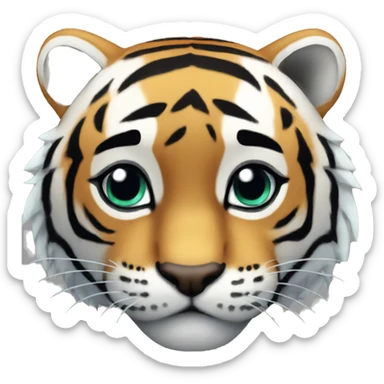 Tigre hielo sticker