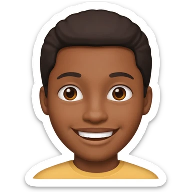 A real black person sticker