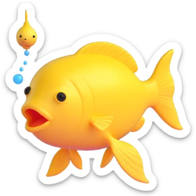 Babel fish translator from Hitchhiker's Guide sticker