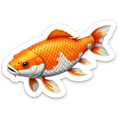 koi fish sticker