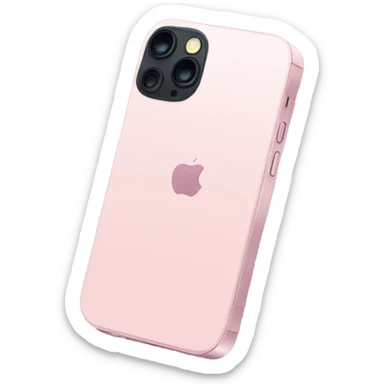 Light pink iPhone 13 sticker