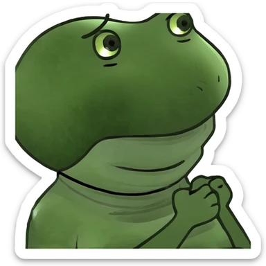 Arms crossed holding neck laughing girl sticker