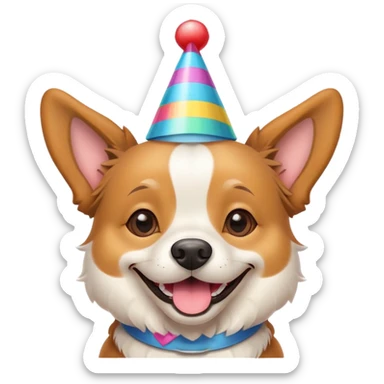 Dog Happy Birthday  sticker