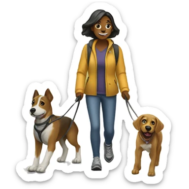 Dog walker  sticker
