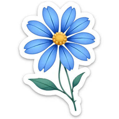 Une fleure bleue fannee comme ça : 🥀 sticker