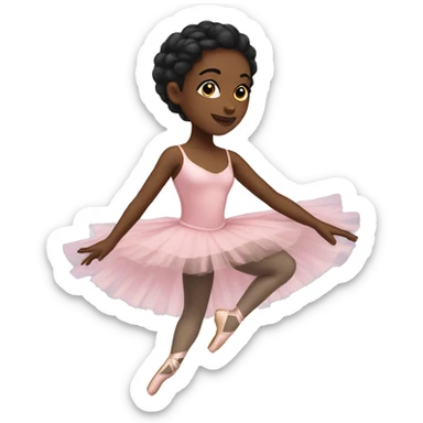 black ballet sticker