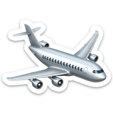 airplane flying sticker