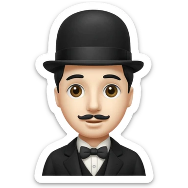 Charlie chaplin sticker