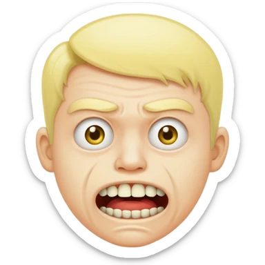 he smells bad  sticker