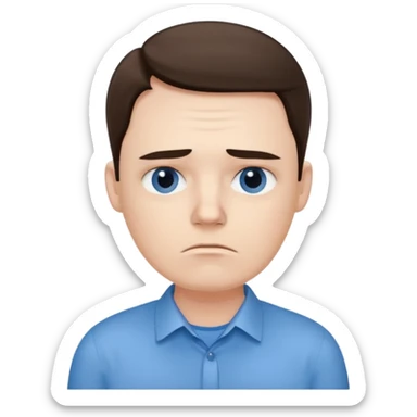 bored office worker sticker