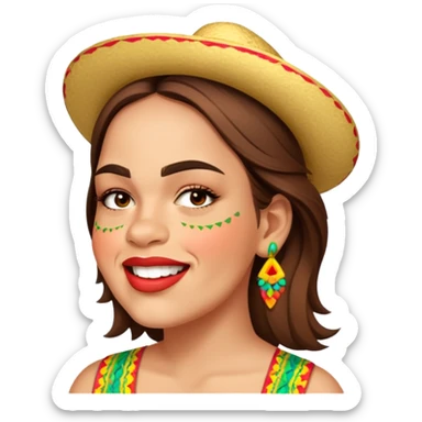 Vibrant Festival Singer sticker