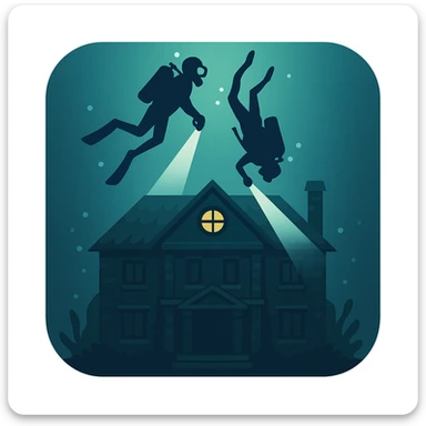 an emoji that symbolizes this movie the deep house sticker