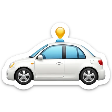 white car emoji sticker