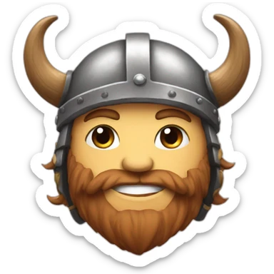 heart  with viking sticker