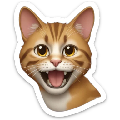 jim carrey as a cat sticker