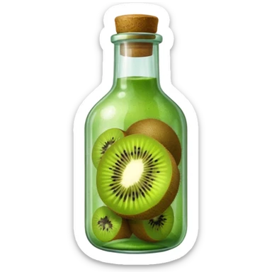 Kiwi bottle sticker